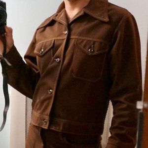 FARAH Chocolate Brown Vintage Men's Leisure Suit